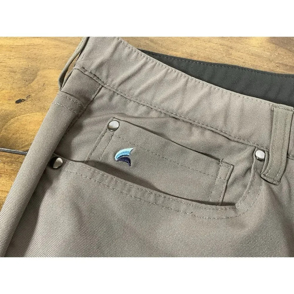 Tailor Vintage Canaan Slim Fit Pants Men's 38x32 Beige Performance Stretch - Picture 5 of 14